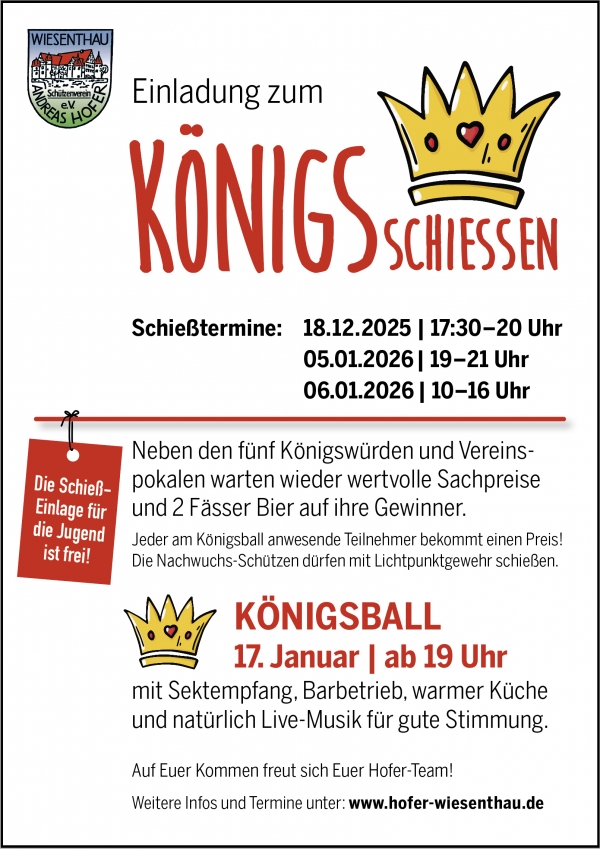 Königsschießen 2026