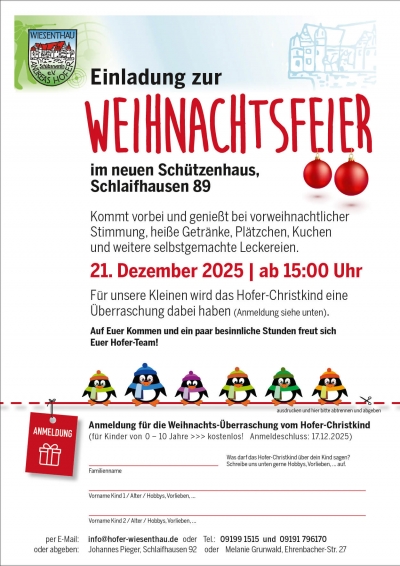 Weihnachtsfeier 2025